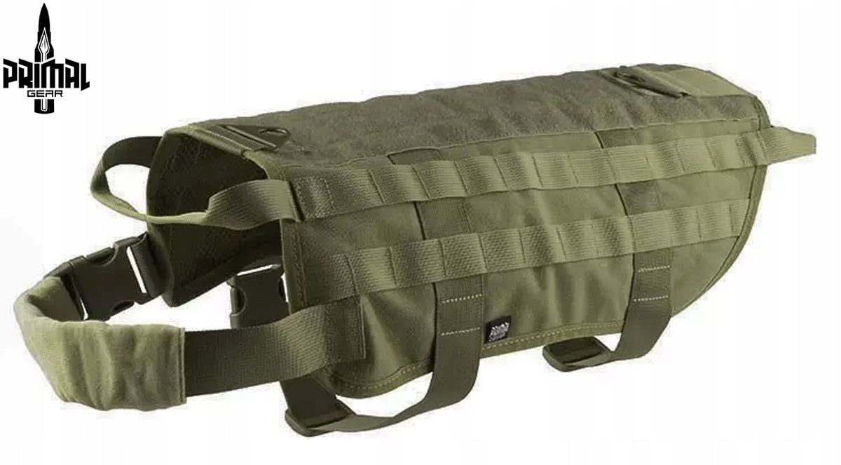 MOLLE Primal Olive L Tactical Dog Vest Brand Primal Gear