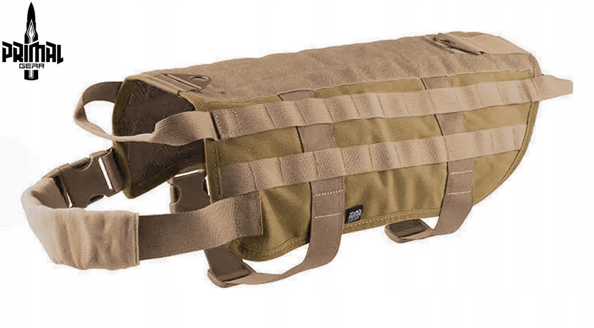 MOLLE Primal Tan L Tactical Dog Vest Brand Primal Gear