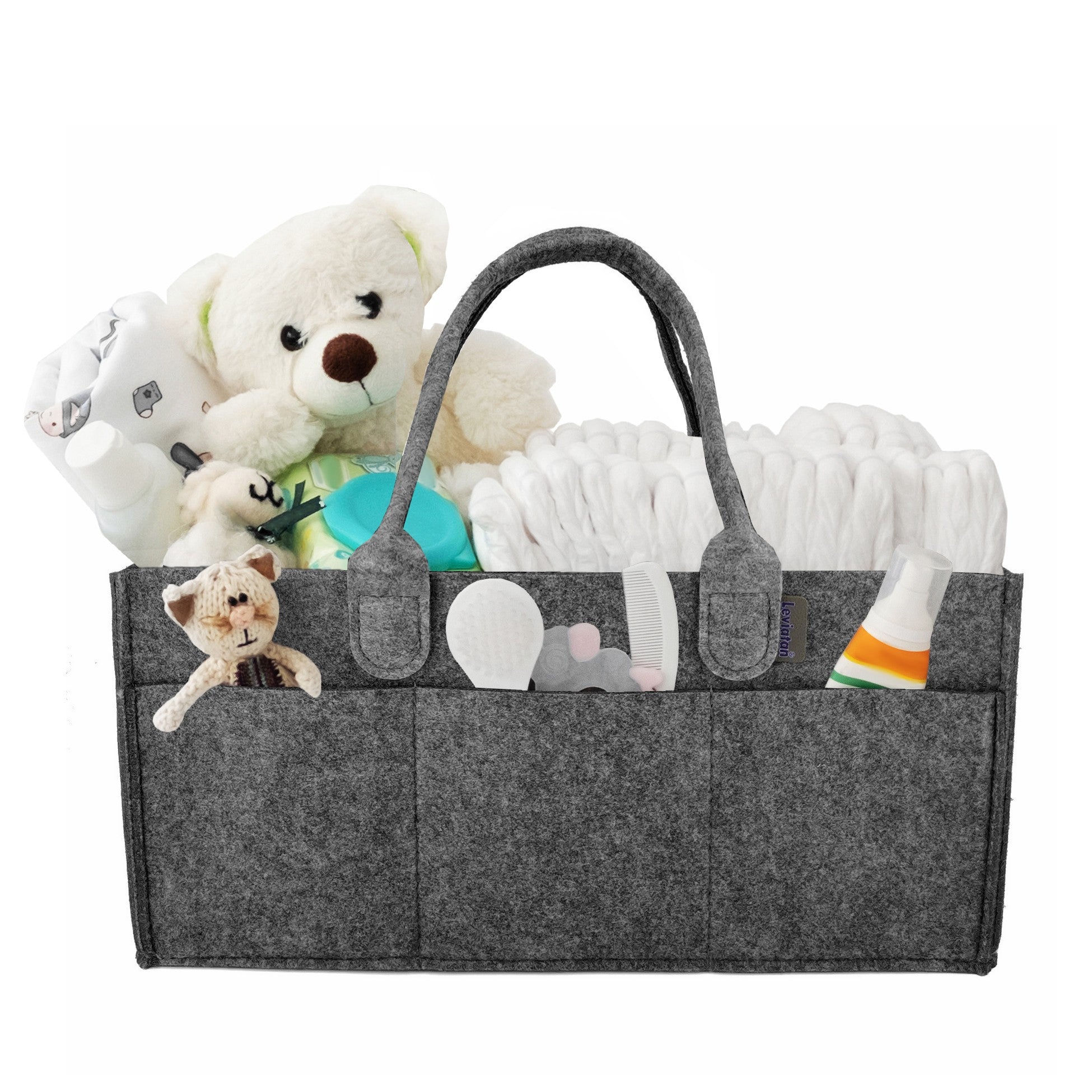 MOM BAG with Compartments Baby ORGANIZER Felt BAG KANGOO