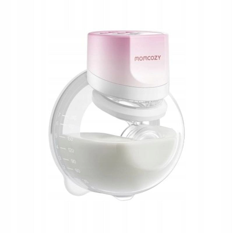 MOMCOZY S12 PRO+ worn breast pump pink - single set Medical device no