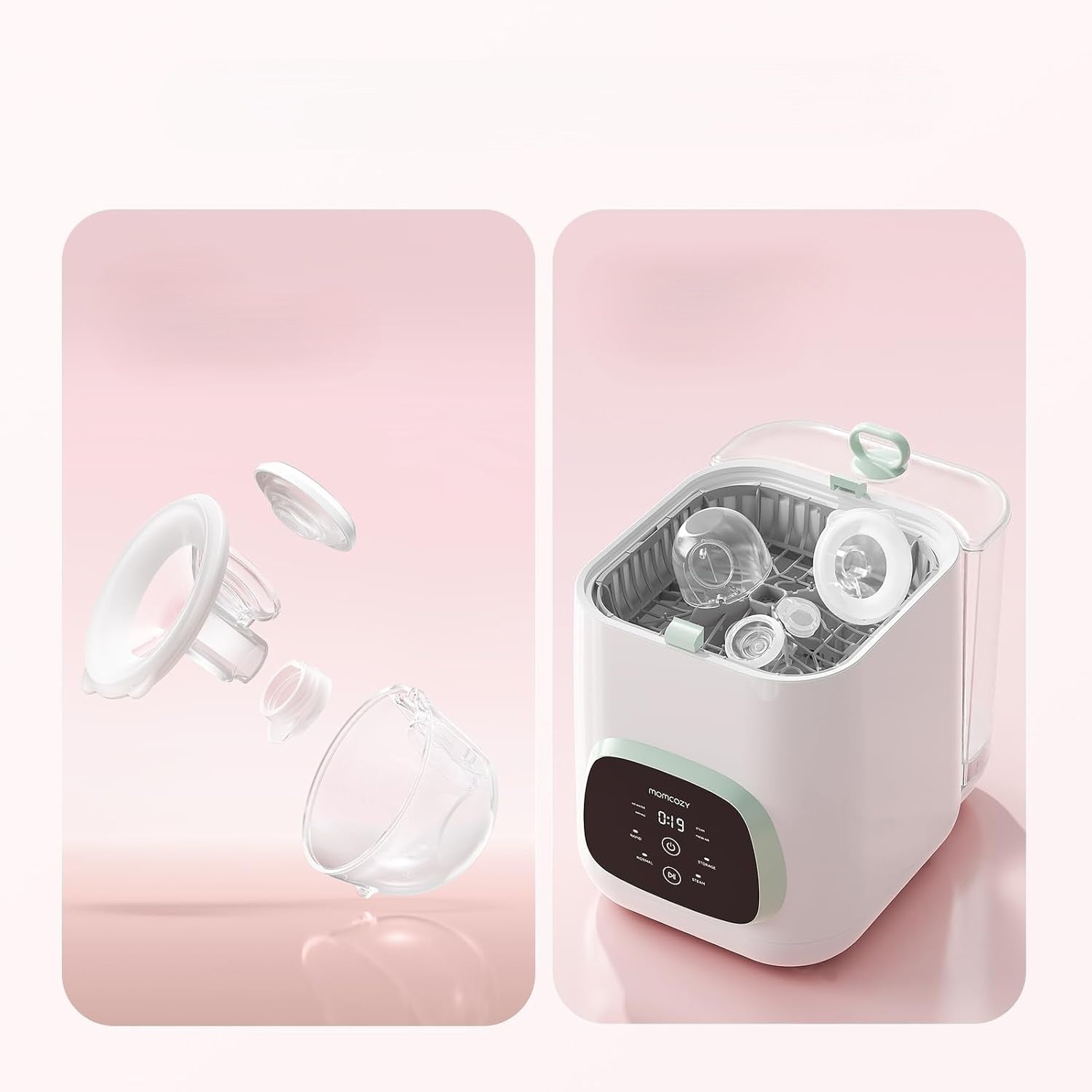 MOMCOZY S12 Pro Quick | Shell Breast Pump | Wireless, Dual Medical device no