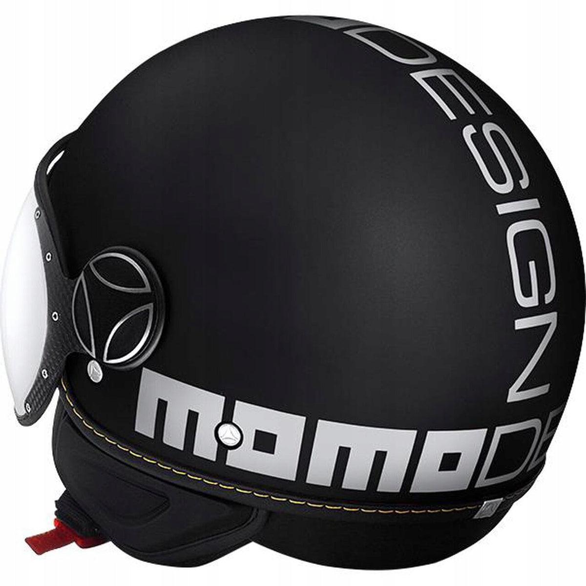 MOMO DESIGN Fighter Evo Open Helmet Matt Black/White - XS Manufacturer no brand