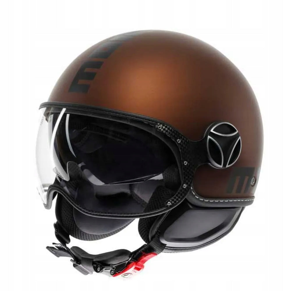 MOMO DESIGN Open Helmet FGTR EVO Matte Espresso/Black - M