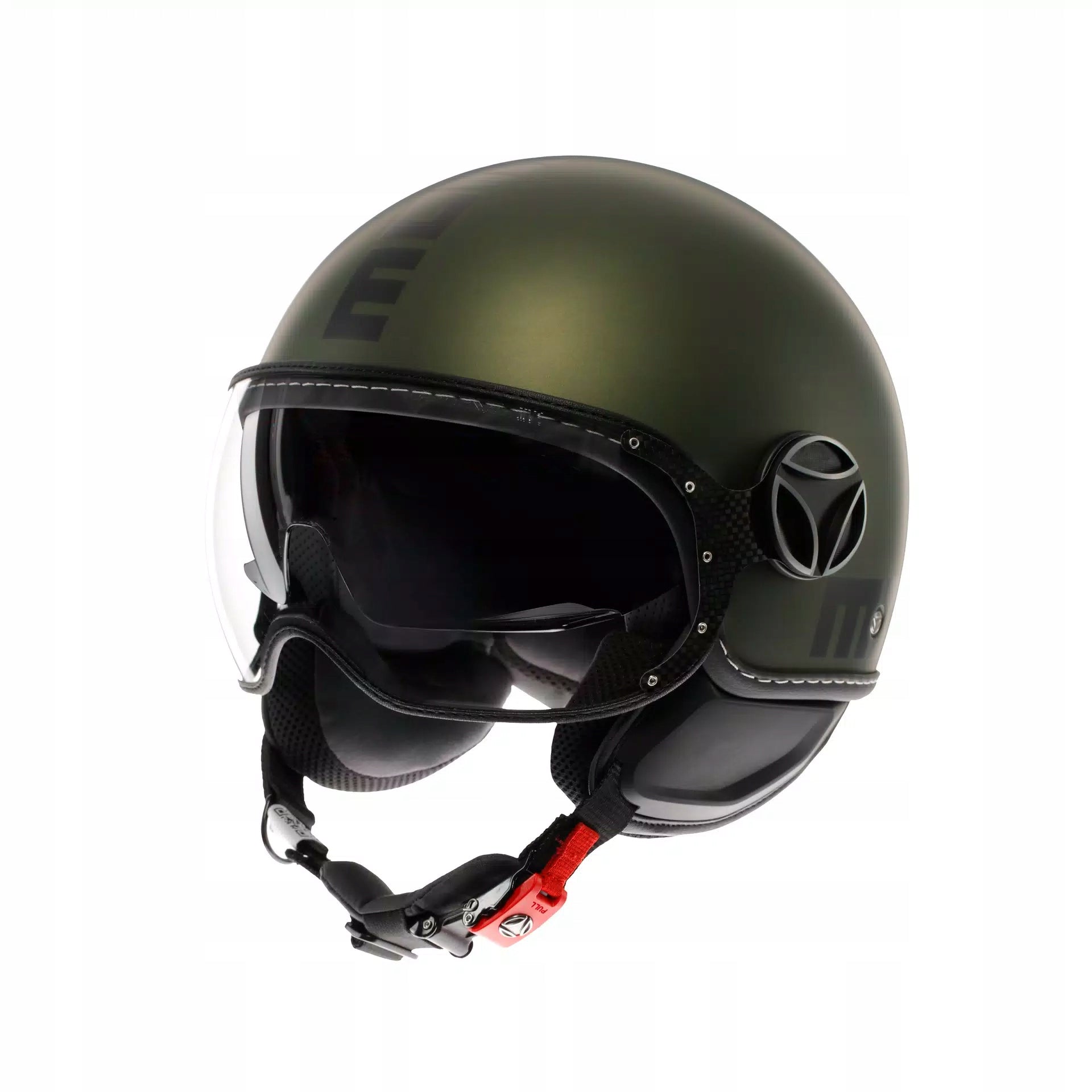 MOMO DESIGN Open Helmet FGTR EVO Matte Green/ Black - L