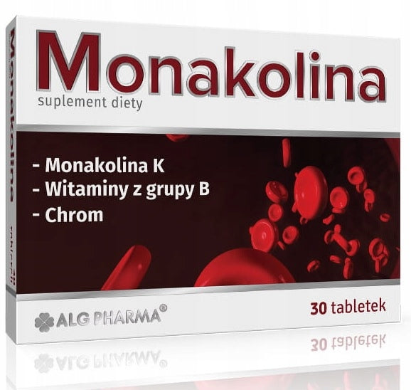 MONACOLIN K 10mg RED RICE EXTRACT CHROMIUM VITAMIN B12