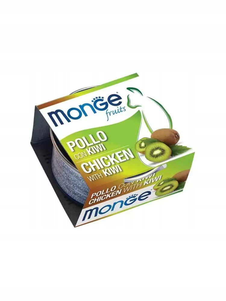 MONGE FRUIT CHICKEN WITH KIWI 80G
