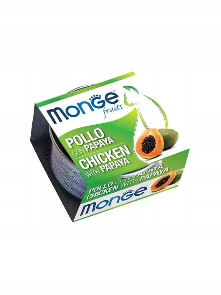 MONGE FRUIT CHICKEN WITH PAPAYA 80G