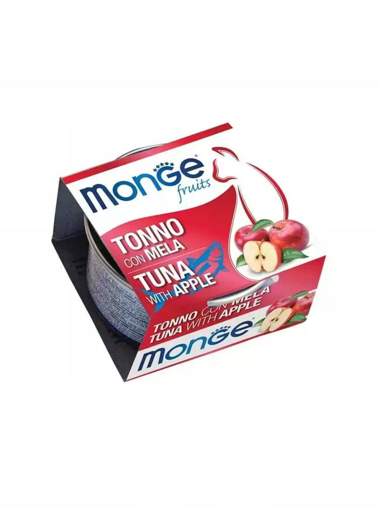 MONGE FRUIT TUNA WITH APPLE 80G