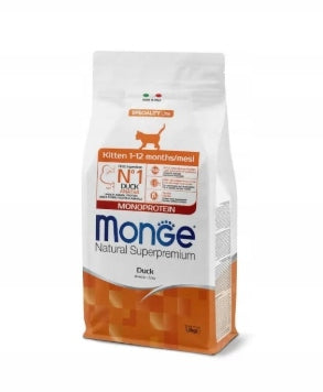 MONGE MONOPROTEIN KITTEN Duck for kittens 1,5 KG