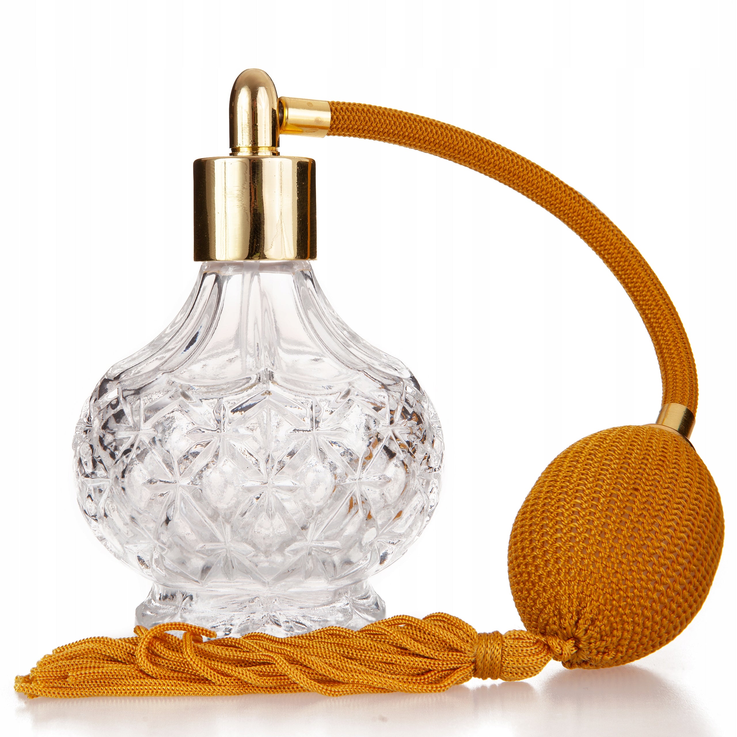 MONIQUE GLASS BOTTLE FOR PERFUME WITH PUMP - 85 ML!