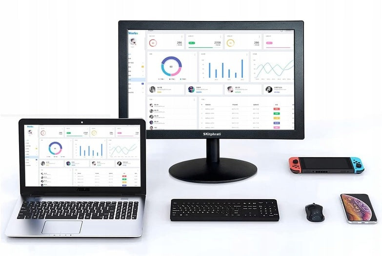 MONITOR 15,6" FULL HD 1920X1080 HDMI VGA 60HZ 5MS VESA SKITPHRATI Brand no brand