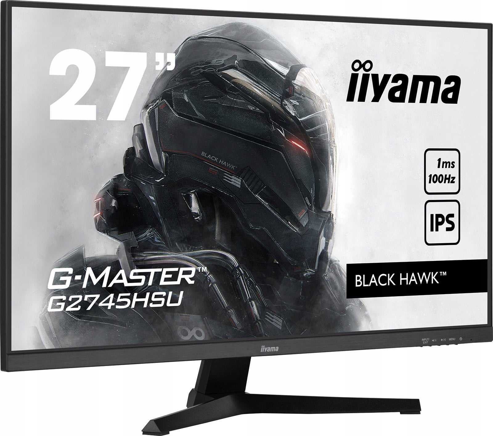 MONITOR 27 iiyama G-Master Black Hawk G2745HSU-B1 2 IPS LED 1ms 100Hz HDMI Brand iiyama