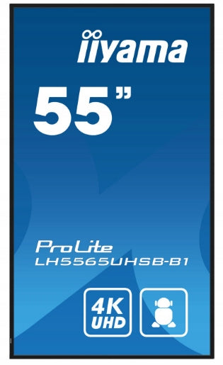 MONITOR DIGITAL SIGNAGE IIYAMA PROLITE LH5565UHSB-B1 55" 4K IPS LED 24/7 Brand iiyama