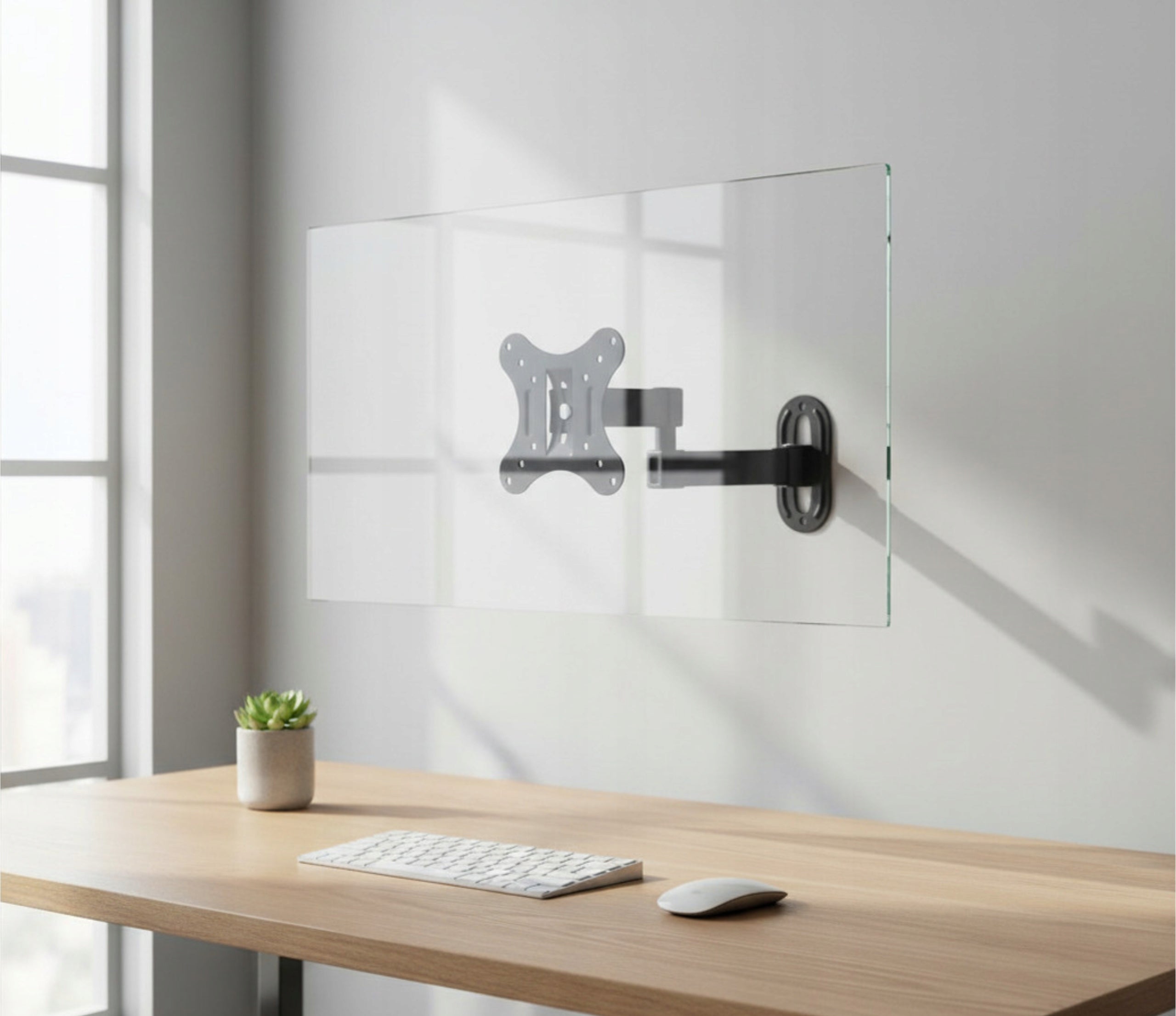 MONITOR TV LCD HOLDER 13-32 INCH Wall Mount Rotary Adjustable Packaging status original