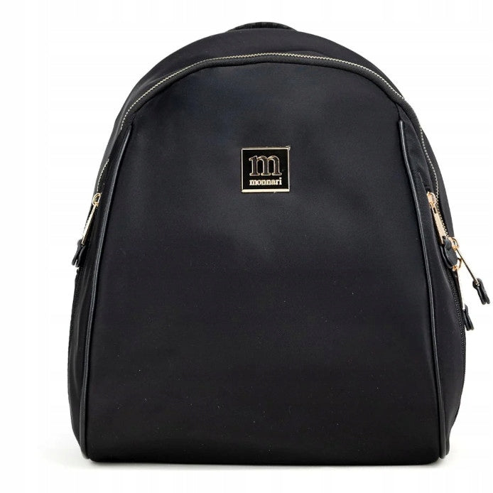 MONNARI Women's Backpack Urban WATERPROOF BLACK Pockets PREMIUM Packaging status original