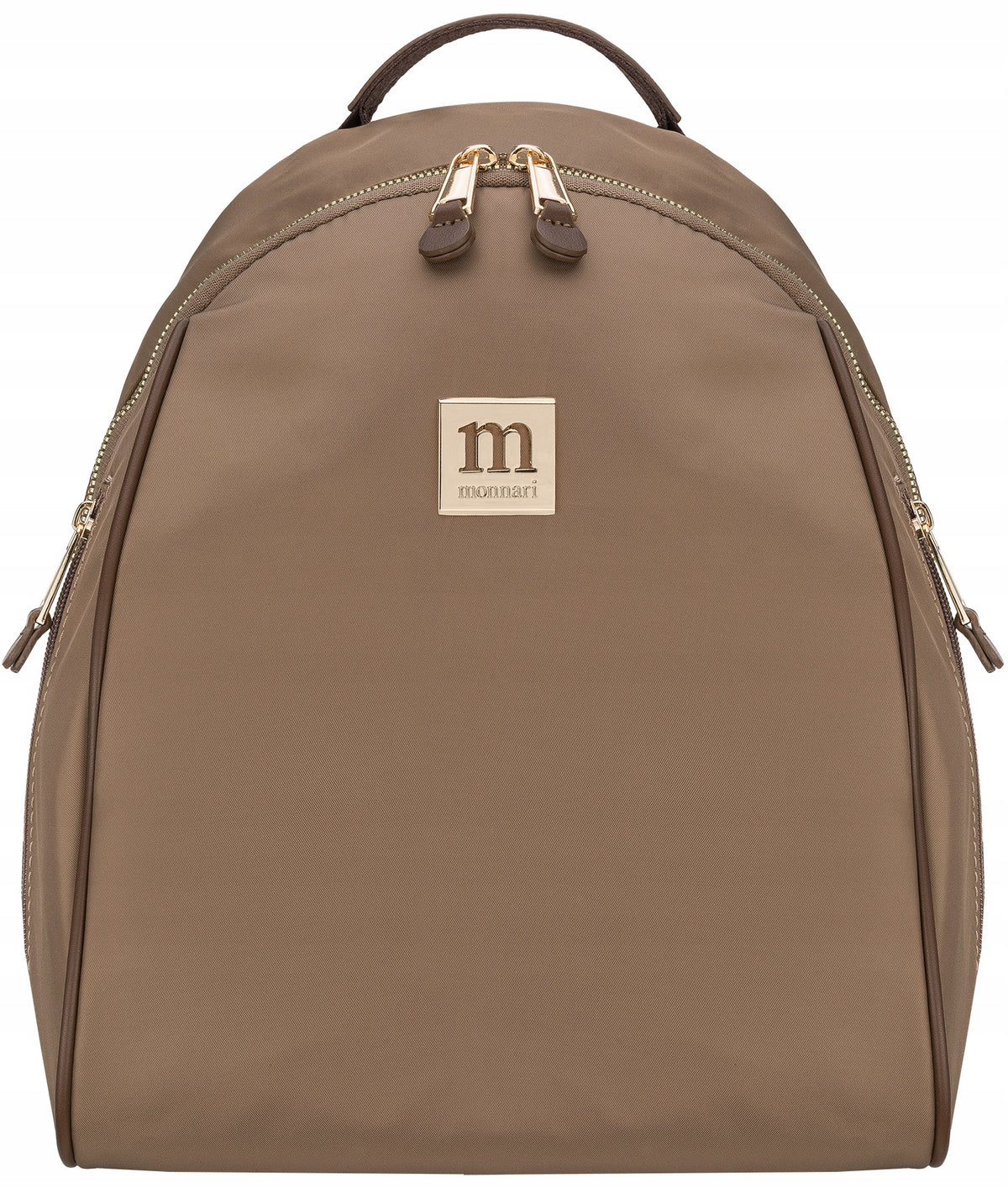 MONNARI Women's City Backpack WATERPROOF BROWN PREMIUM POCKETS