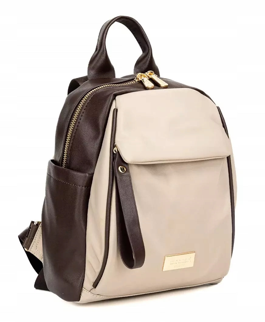 MONNARI Wonderful Spring Women's Backpack Logo Wide Straps Multicolor