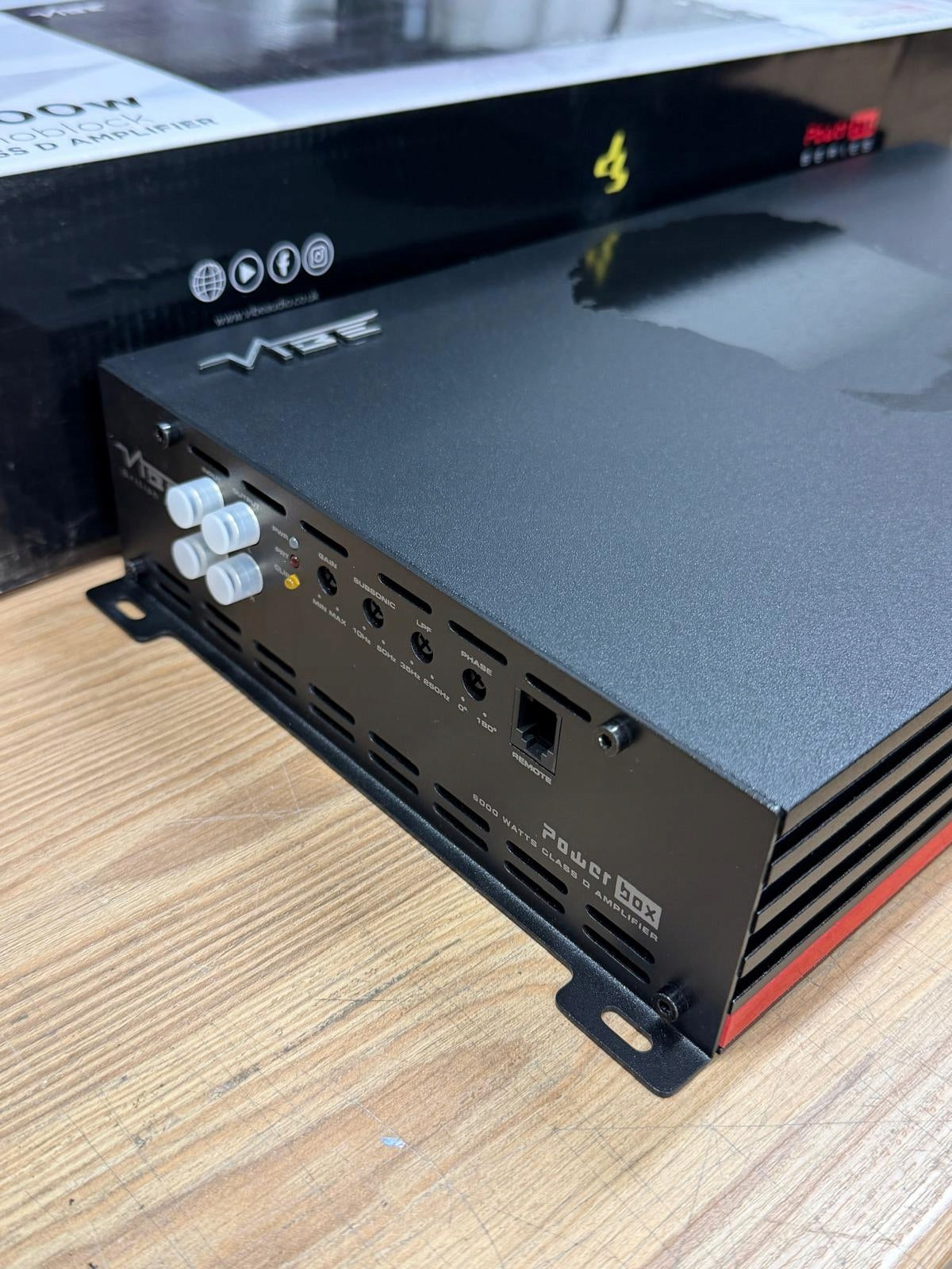 MONOBLOCK AMPLIFIER VIBE POWERBOX3000.1D 3000W RMS 1ohm PILOT CLIP Brand Vibe