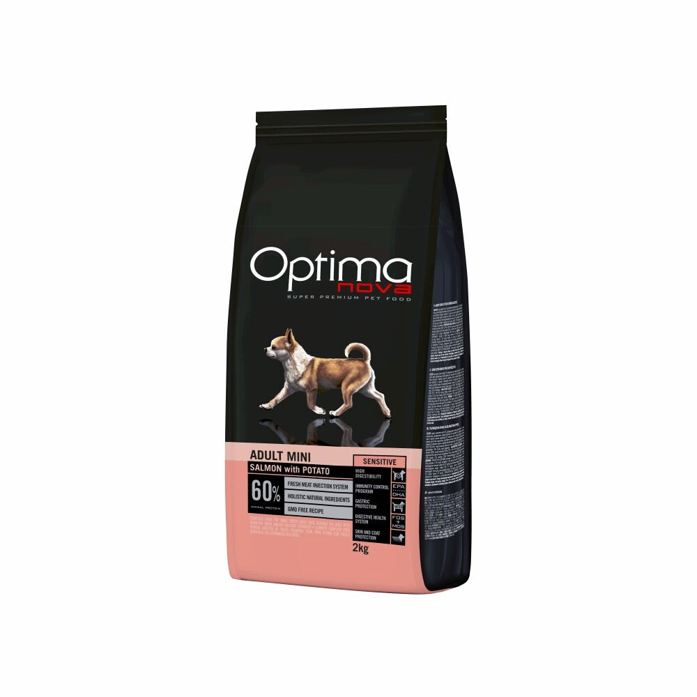 MONOPROTEIN DOG FOOD OPTIMANOVA MINI SENSITIVE SALMON 2KG