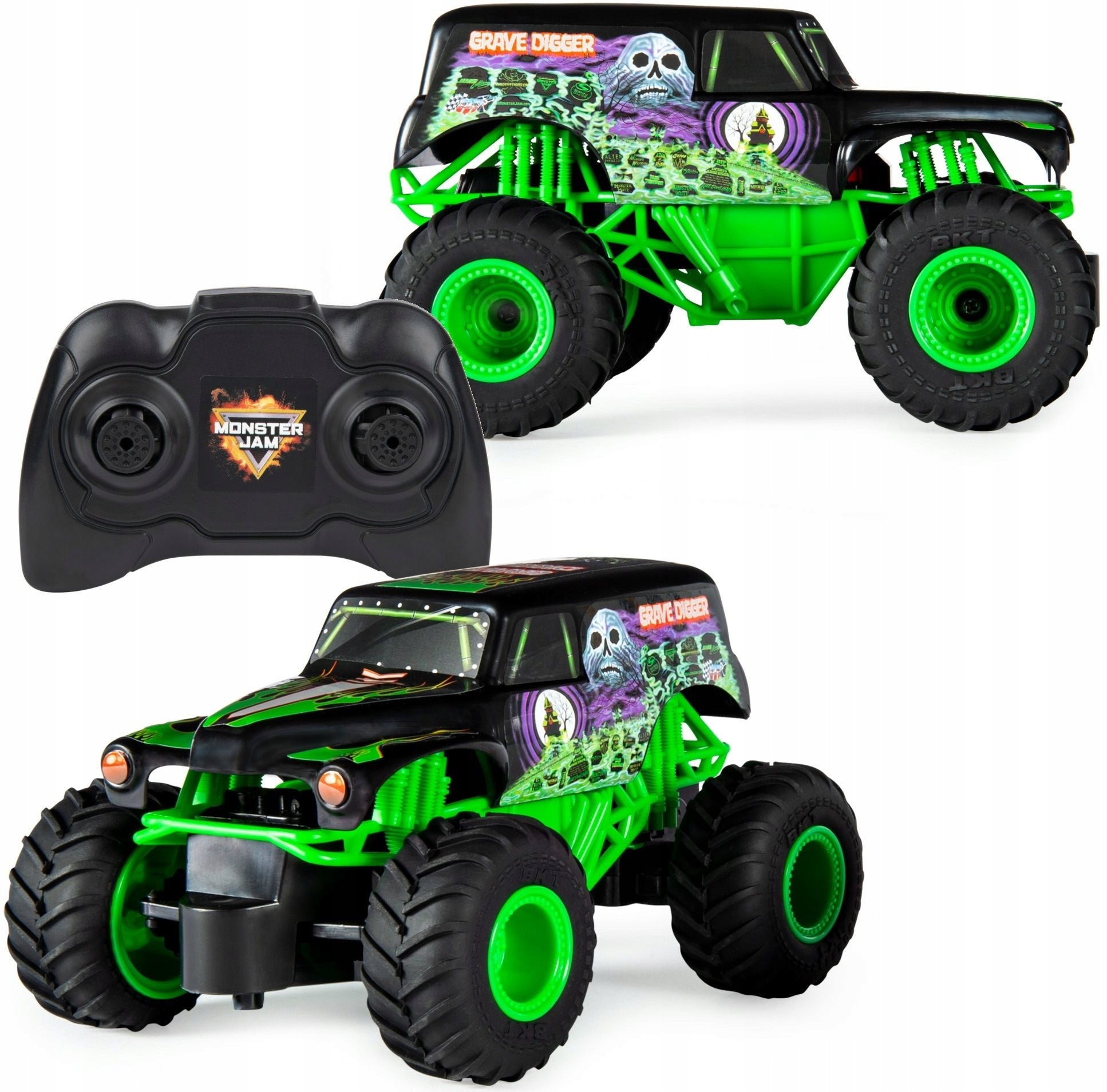 MONSTER JAM RC REMOTE CONTROLLED VEHICLE GRAVE DIGGER 1:24 18 CM Manufacturer code 20103589