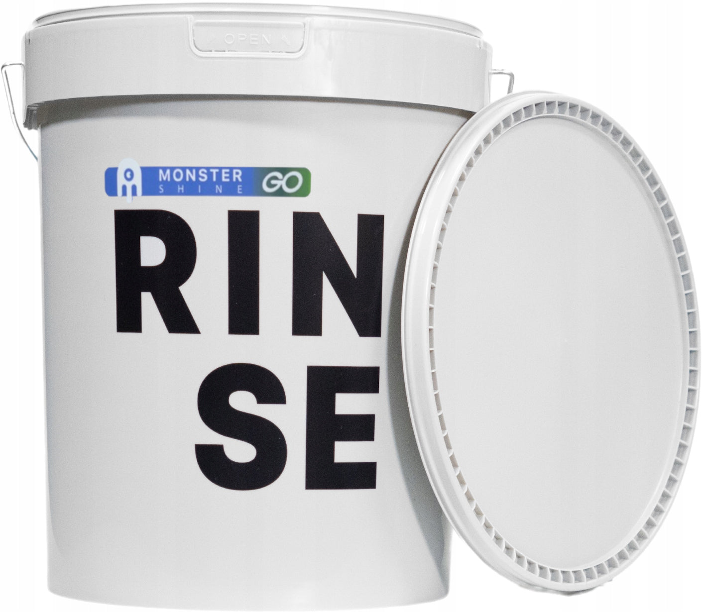 MONSTER SHINE BUCKET WITH LID FOR WASHING CAR RINSE GREY DETAILING 16L EAN (GTIN) 5905658091095