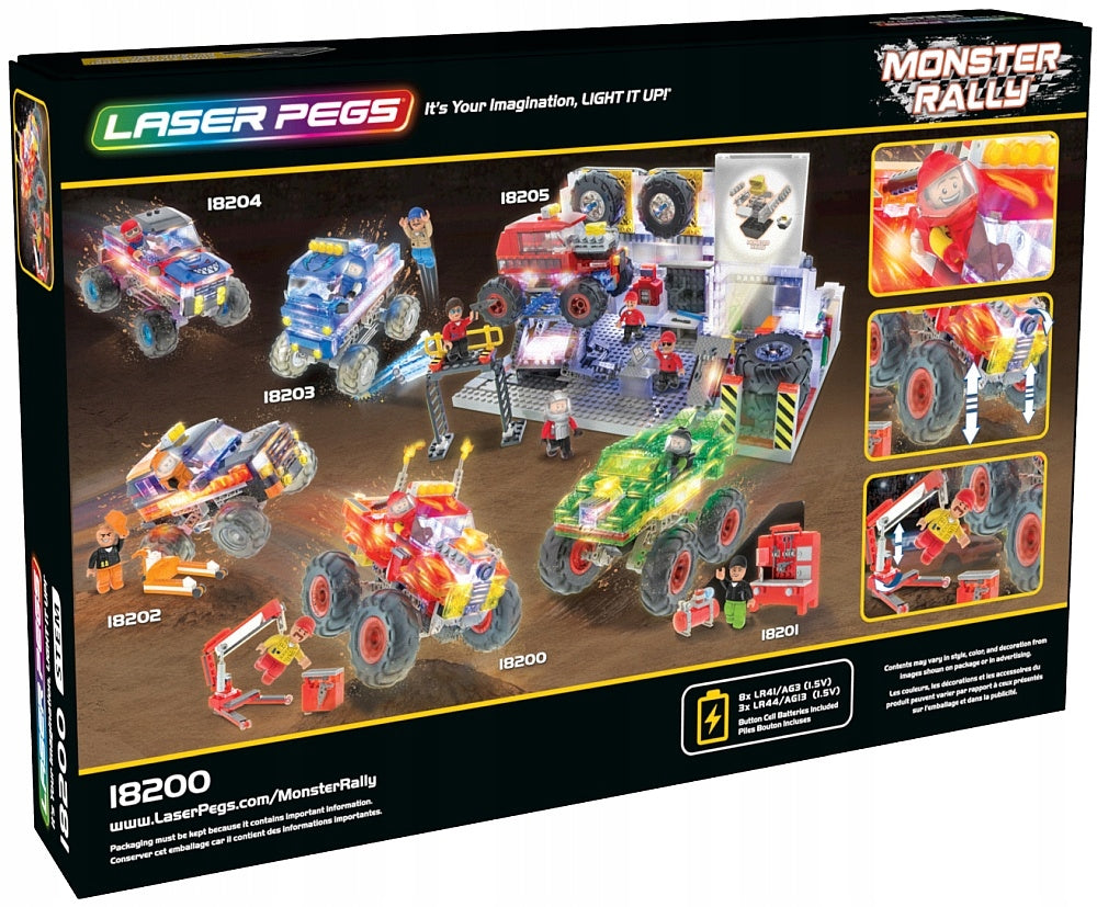 Constructor Laser Pegs Fires Fury LASE0053, 350 d. 