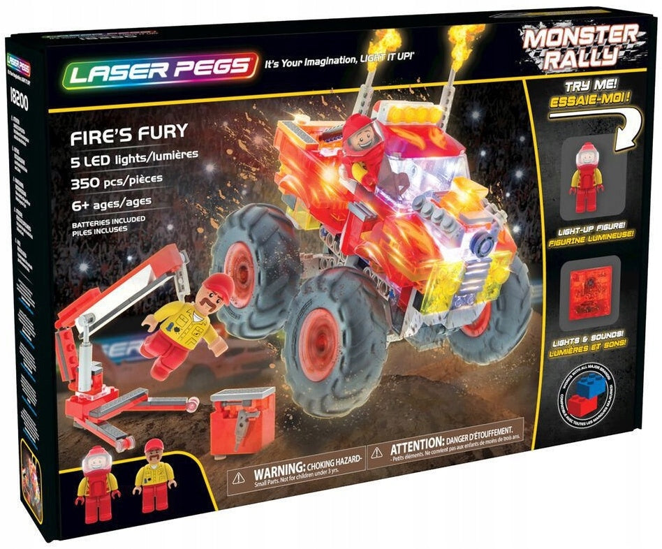Constructor Laser Pegs Fires Fury LASE0053, 350 d. 