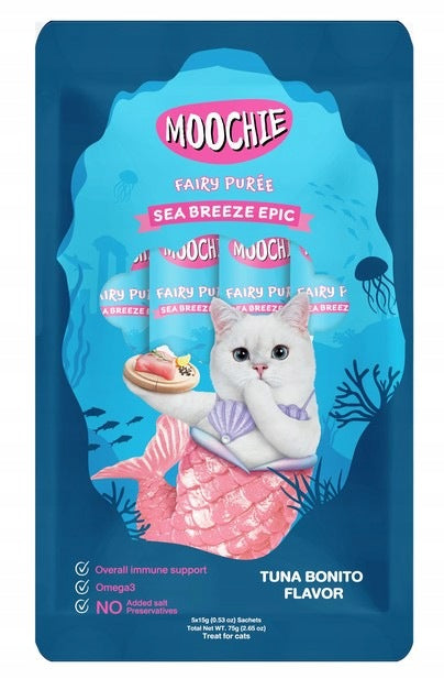 MOOCHIE Fairy Puree Tuna & Bonito 5×15g cat treat