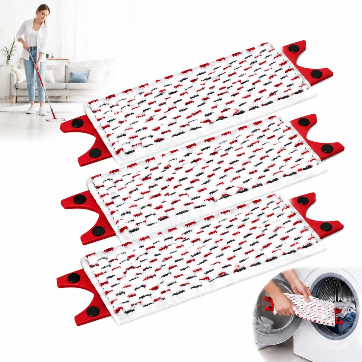 MOP CARTRIDGE SET OF 3 FITS VILEDA