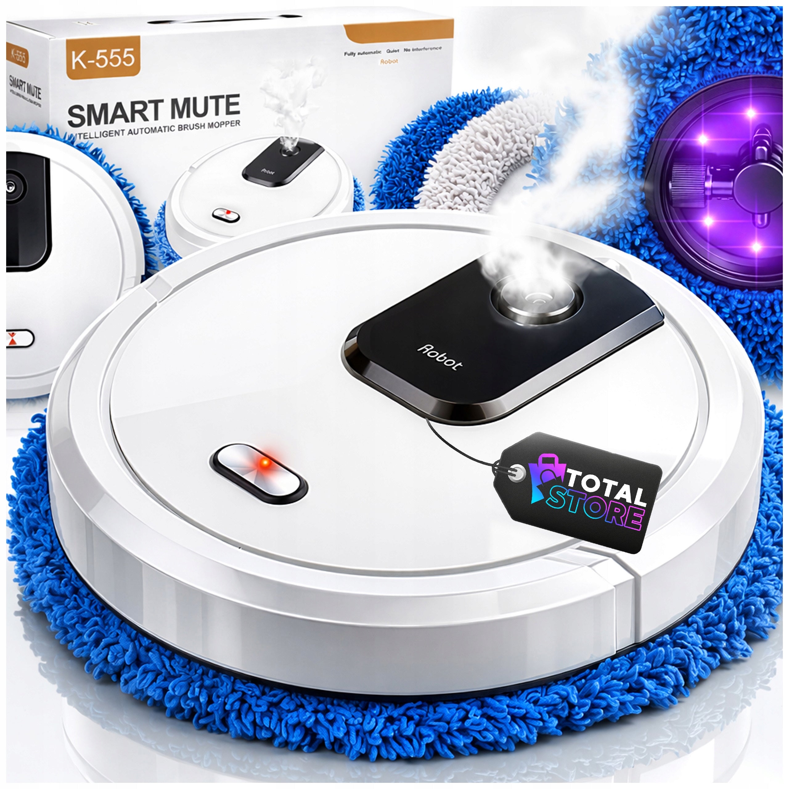 MOP CLEANING ROBOT MOPPING ROBOT WET/DRY + HUMIDIFICATION