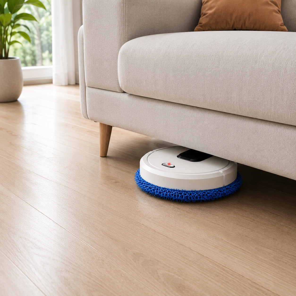 MOP CLEANING ROBOT MOPPING ROTARY WET DRY HUMIDIFICATION Model Mop Myjka Robot Sprzątający Mopujący Obrotowy Mop