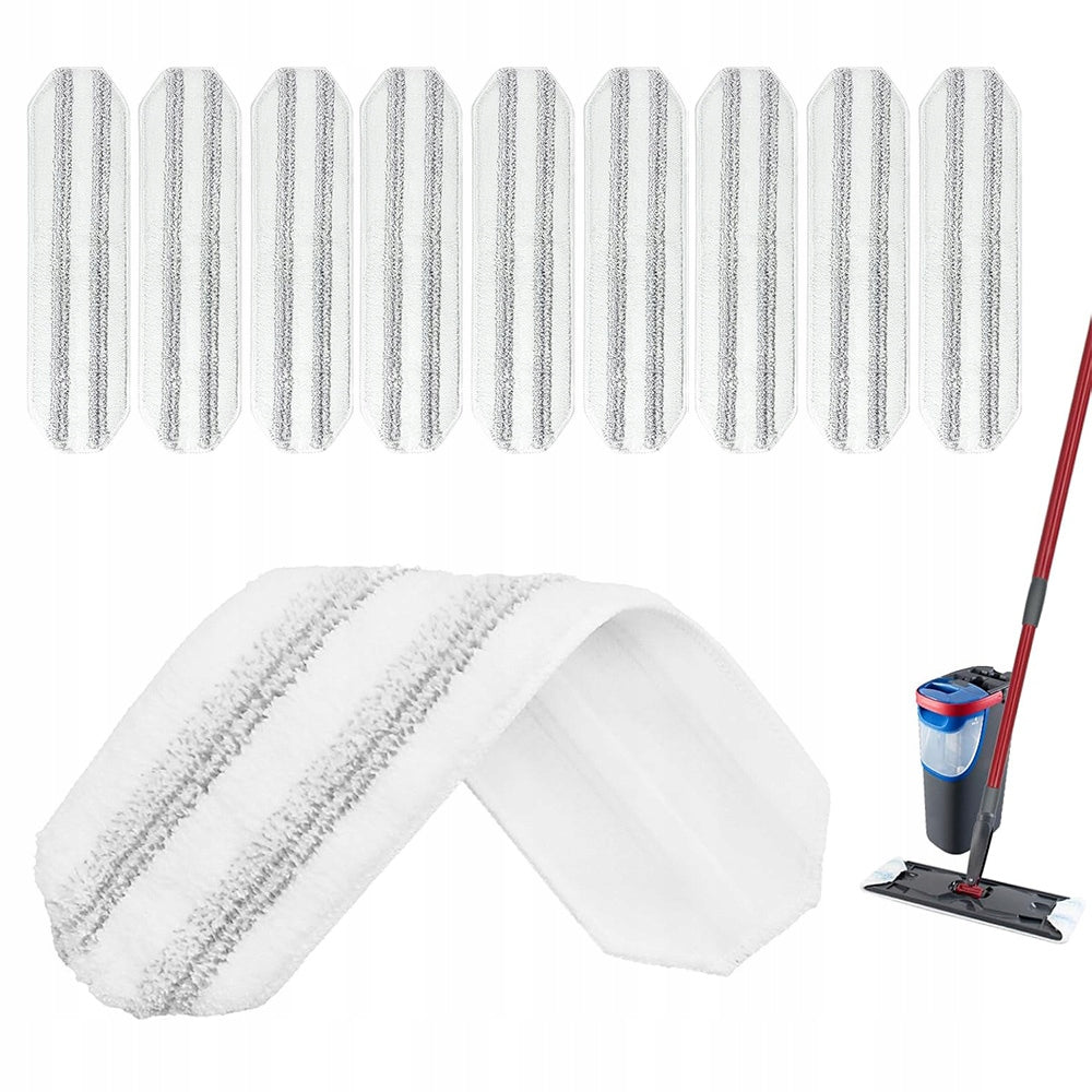 MOP CLOTHS DURABLE 10PCS ABSORBENT MICROFIBER CLEANING KIT