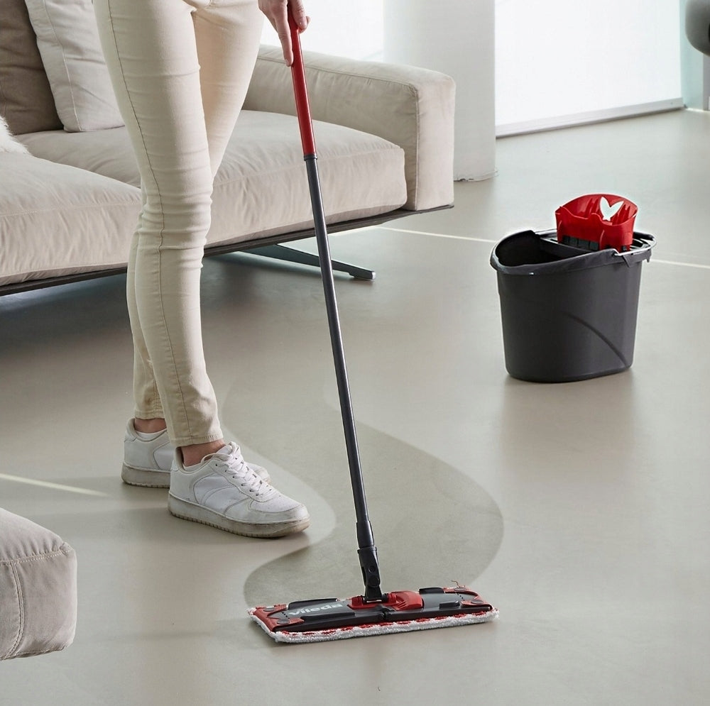 MOP FLAT Vileda ultramax BOX 2in1 BUCKET 10l mop 35 cm squeezer Brand Vileda