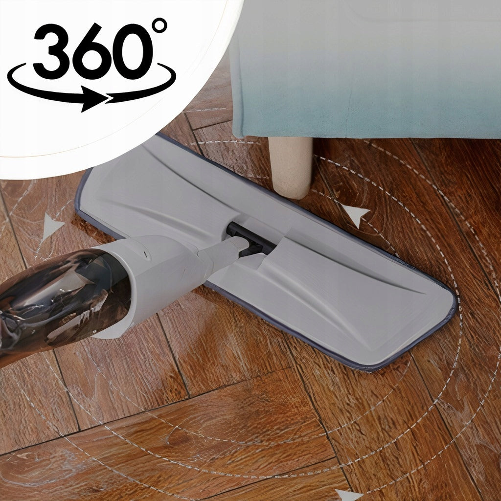 MOP PŁASKI ZE SPRYSKIWACZEM + 2x WKŁADY MIKROFIBRA DŁUGI 120cm 350ml MOCNY Brand Shopek