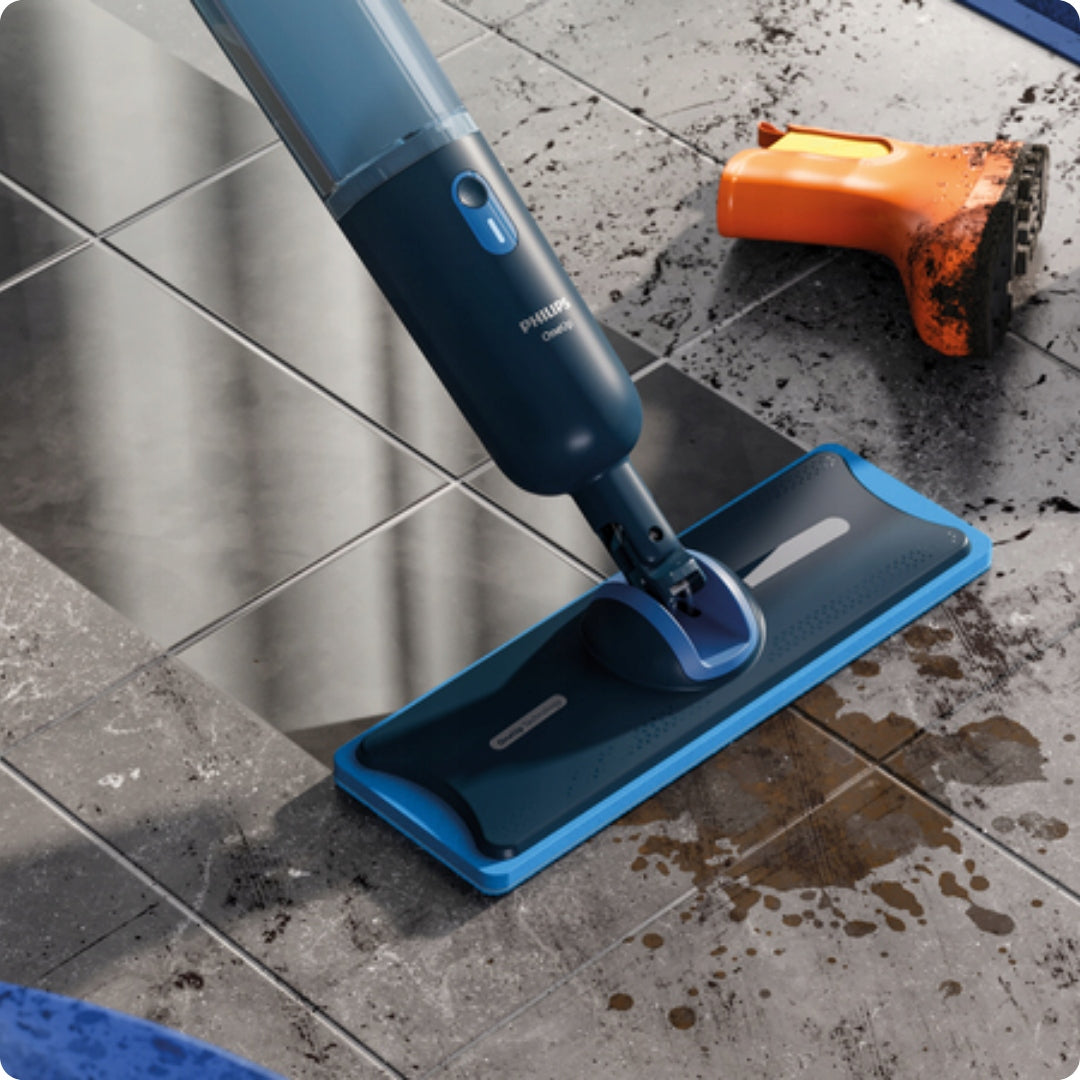 MOP Philips OneUp FLAT ELECTRIC TWO TANKS DIRTY WATER CLEAN LIGHT Capacity 0.6 l
