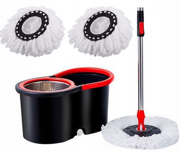MOP Rotary 360 SPIN TURBO 3in1 OVERLAYS Microfiber Bucket SET Brand Elektromet