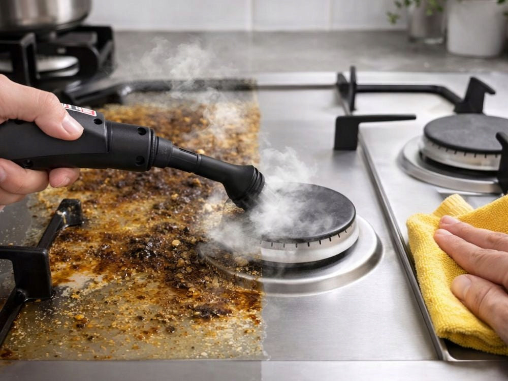 MOP STEAM CLEANER PRESSURE STEAMER 2500W LARGE TANK 1,2L + ACCESSORIES Power 2500 W
