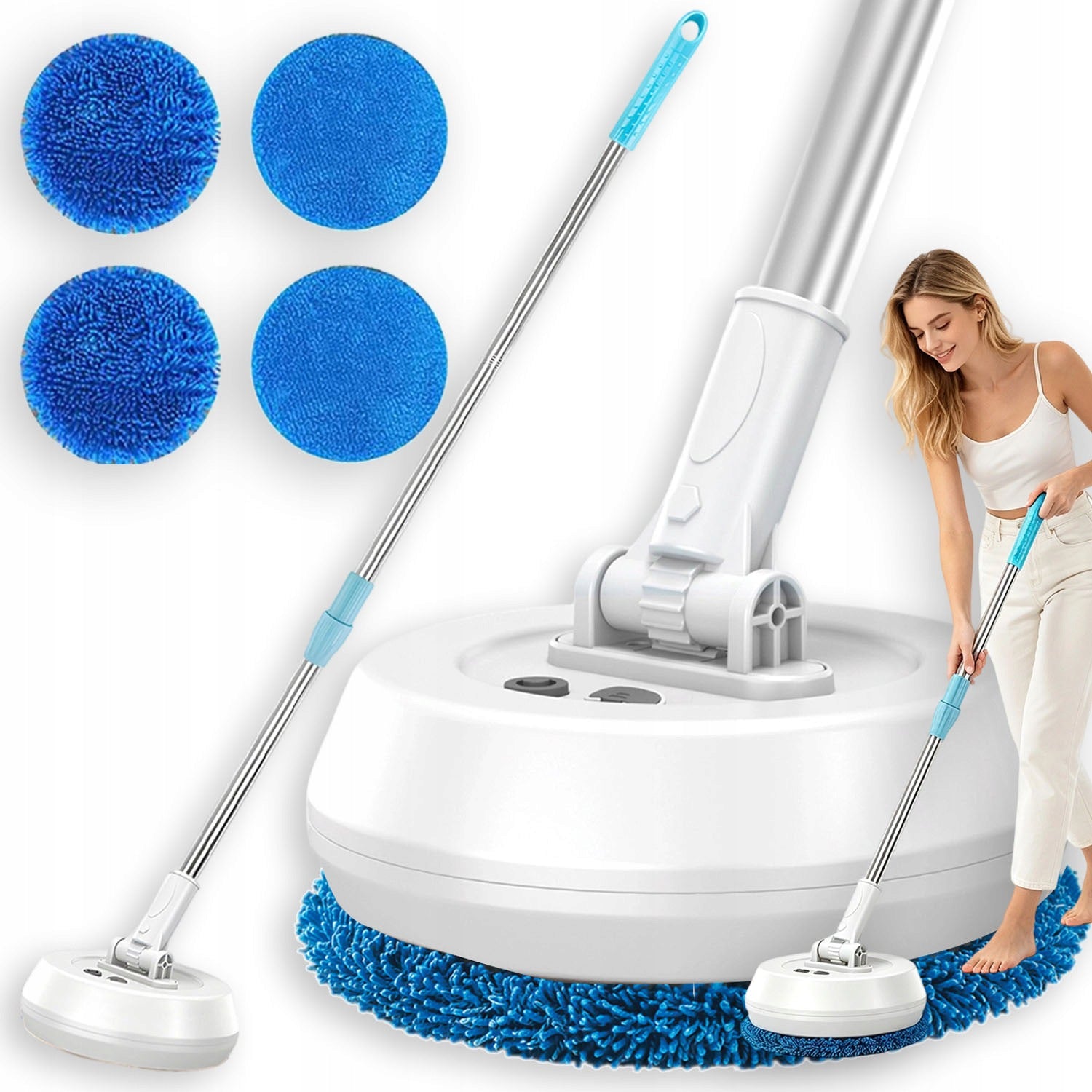 MOP WINDOW WASHER ELECTRIC TELESCOPICALLY ADJUSTABLE PROFESSIONAL FOR WINDOWS