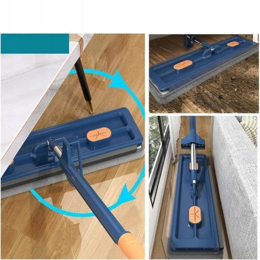 MOP WITH FLAT ROTARY SQUEEZER 360 SELF-PRESSING + BUCKET +2 Manufacturer code 4058525425804