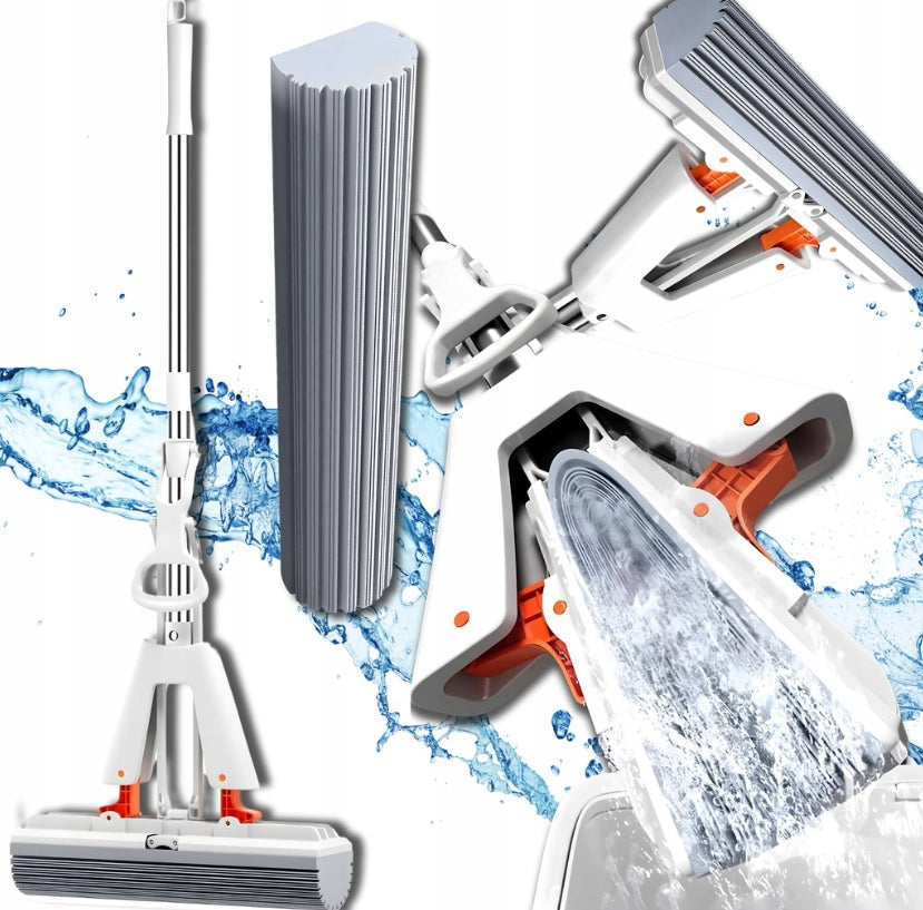 MOP WITH GABKA FOLDED NON-CONTACT AUTOMATIC FOR WASHING THE FLOOR OF PANEL TILES