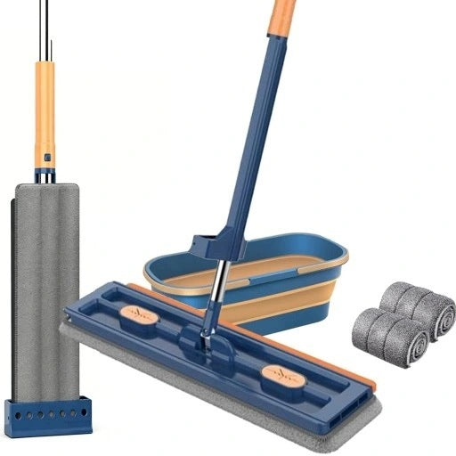 MOP WITH SQUEEZER FLAT ROTARY 360 SELF SQUEEZING FOR Floor