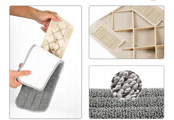 MOP WITH WASHER + 3 MICROFIBER OVERLAYS FREEBIE FOR FLOOR CLEANING Manufacturer code MOP ZE SPRYSKIWACZEM DO MYCIA PODŁÓG