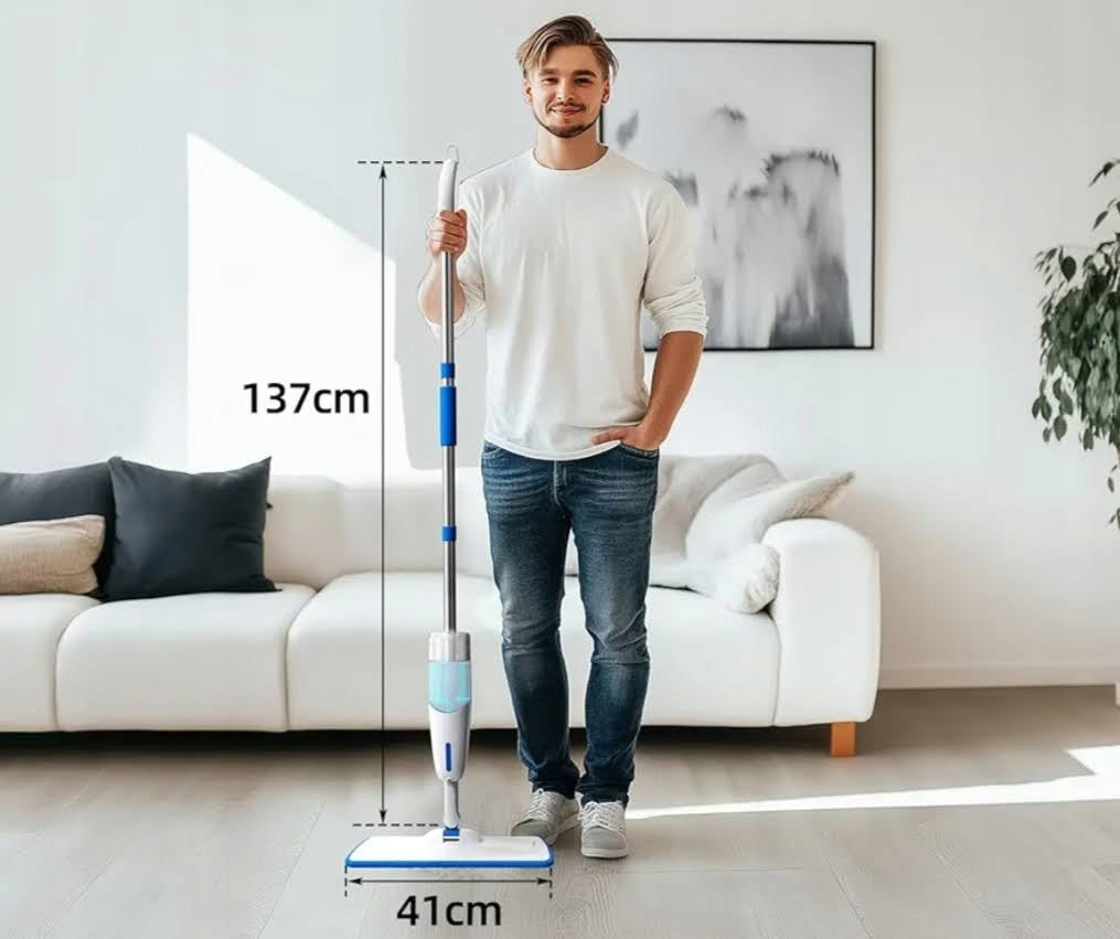MOP WITH WASHER LIGHT FLOOR + 3X MICROFIBER CARTRIDGES 137cm + FREEBIE Manufacturer code 5905064988095