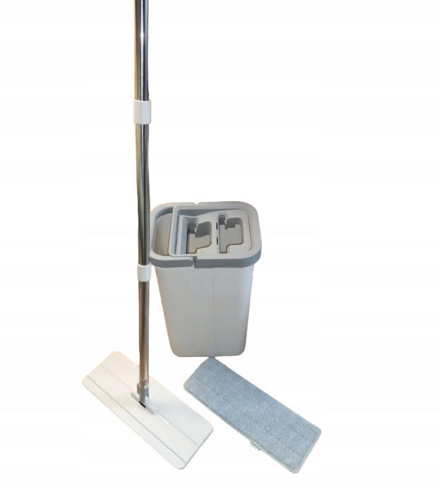 MOP Z WIADREM PŁASKI DWUKOMOROWY Z WYCISKACZEM Manufacturer code 310587-1
