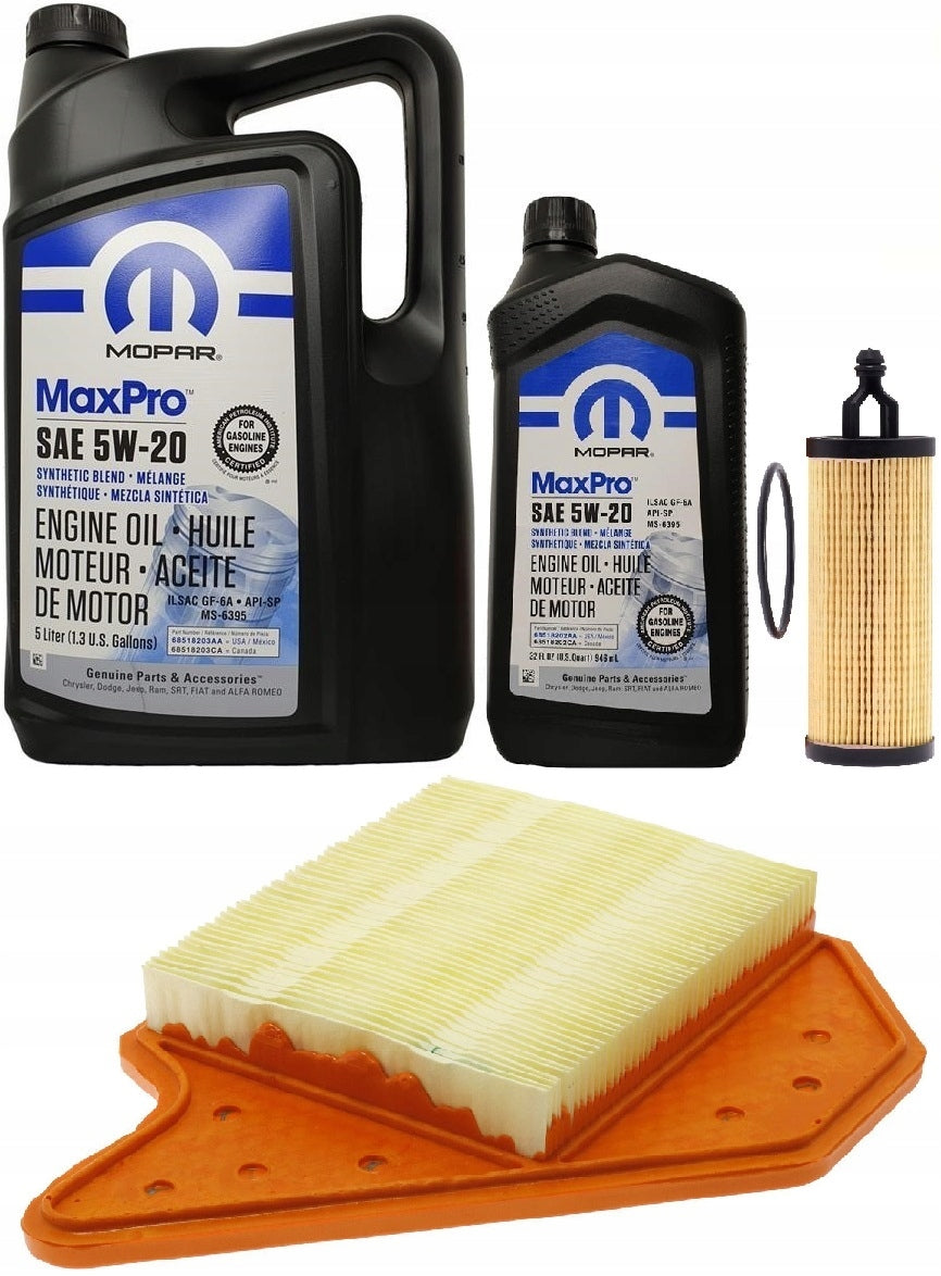 MOPAR 5W20 6L + FILTERS GRAND CARAVAN 3.6 2014-2020