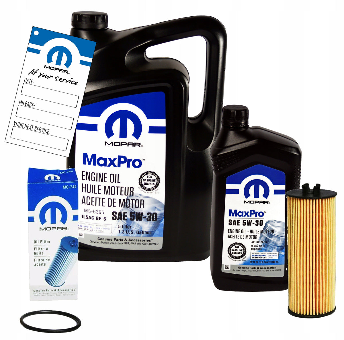 MOPAR 5W30 6L+MO744 | CHRYSLER | 3.6 2011-2013