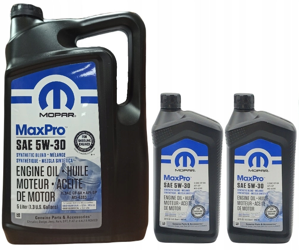 MOPAR 5W30 7L MS-6395 Engine Oil for JEEP CHRYSLER DODGE RAM