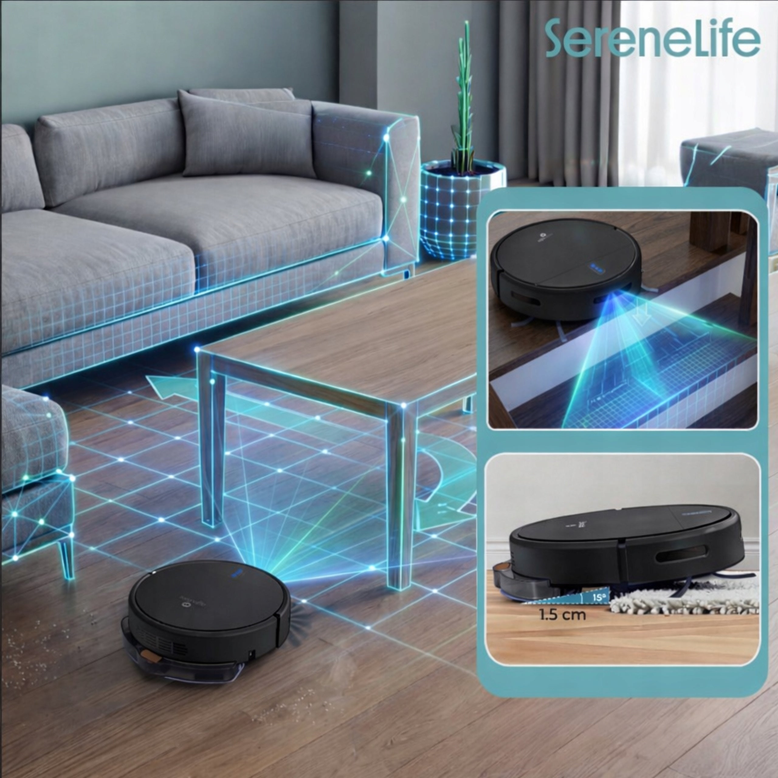 MOPPING ROBOT 3IN1 VACUUMING MOPPING SWEEPING 700PA Brand no brand