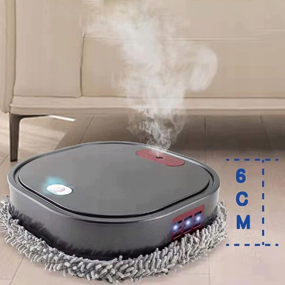 MOPPING ROBOT WITH WATER MIST 80ML CAPACITY 1500MAH LONG WORKING TIME Packaging status original