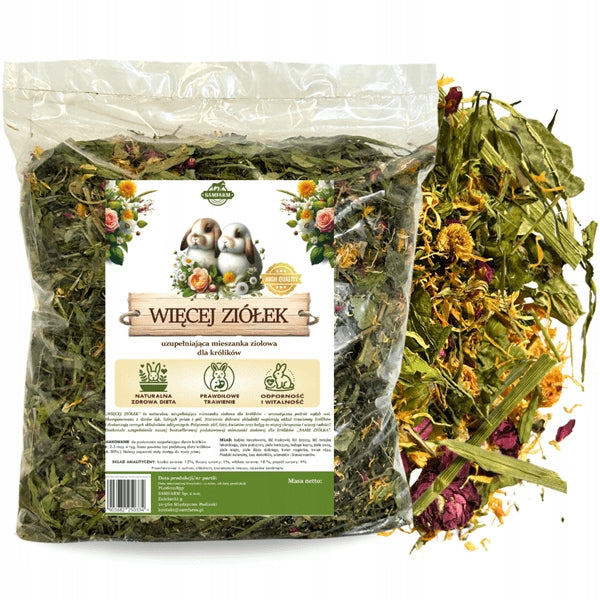 MORE HERBS500G SAMFARM - complementary mixture for rabbits